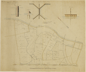 216063 Kadastraal uittreksel van de gemeente Lauwerecht, sectie A, eerste blad, het terrein tussen de Vecht / ...